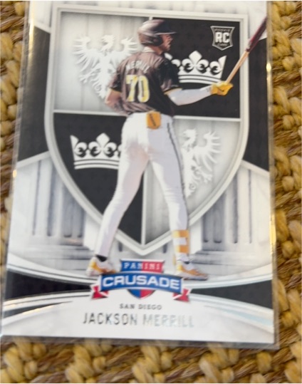 2024 Panini Crusade #13 Jackson Merrill — front