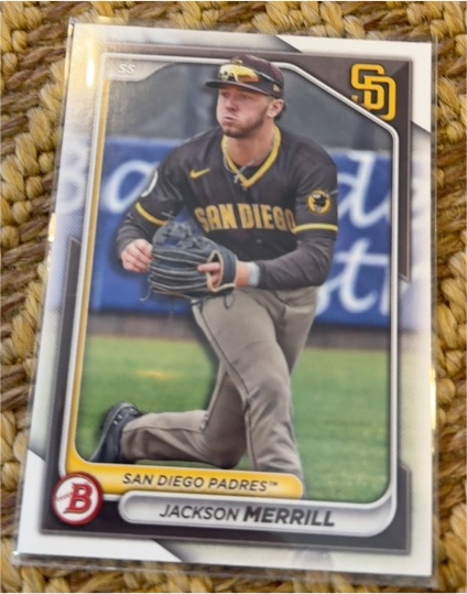 2024 Bowman Prospects #BP-145 Jackson Merrill — front