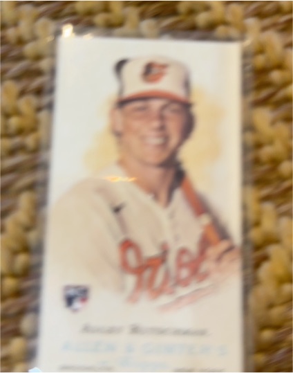 2023 Topps Allen & Ginter #RDV-1 Adley Rutschman Mini Rookie Design Variation — front