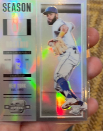 2018 Panini Contenders Optic #1 Amed Rosario — front