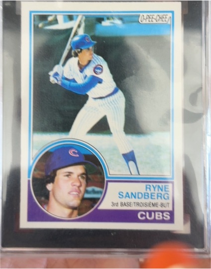 1983 O-Pee-Chee #83 Ryne Sandberg Rookie Card — front