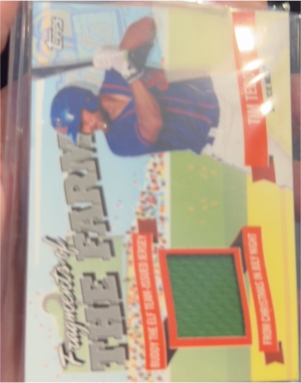 2018 Topps Pro Debut Fragments of the Farm #FOTF-WC Tim Tebow — front