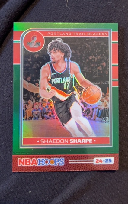 2024-25 Panini NBA Hoops #184 Shaedon Sharpe — front