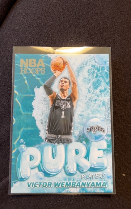 2024-25 Panini NBA Hoops #9 Victor Wembanyama Pure Players — front