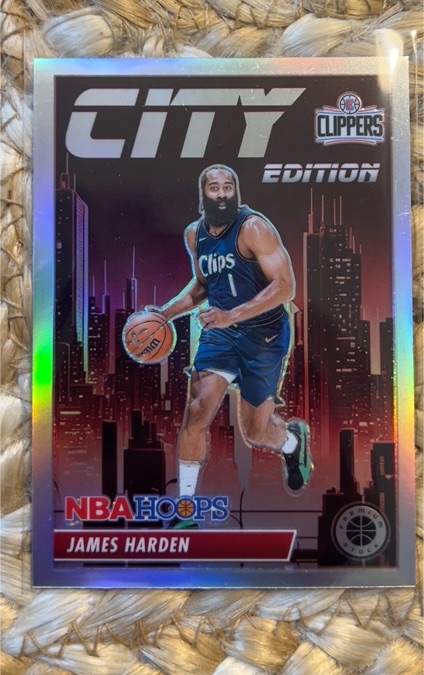 2023-24 Panini NBA Hoops Premium Stock City Edition #20 James Harden — front