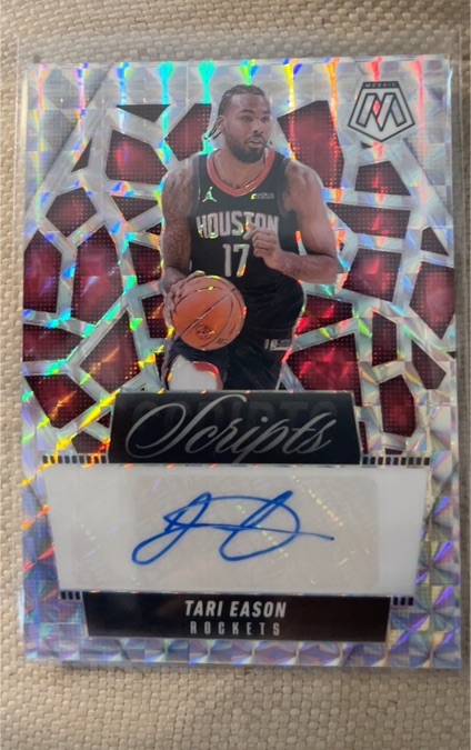 2024-25 Panini Mosaic Scripts #Scripts Tari Eason — front