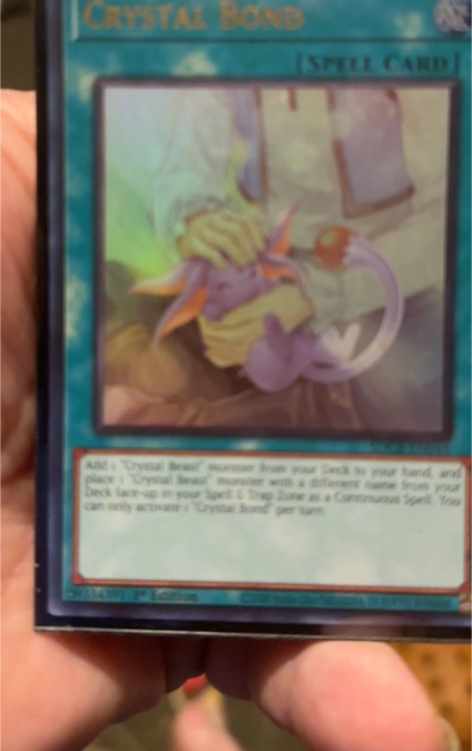 2021 Yu-Gi-Oh! SDCB-EN046 Crystal Bond — front