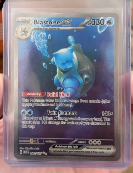 2023 Pokémon Scarlet & Violet 151 #200 Blastoise ex — front