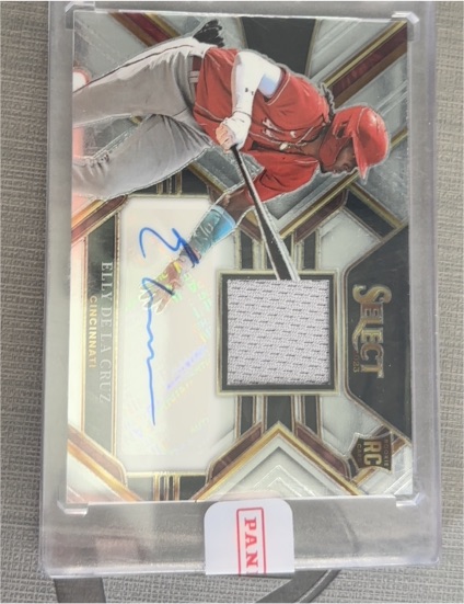 2023 Panini Select #RC Eliud De La Cruz Rookie Patch Autograph — front