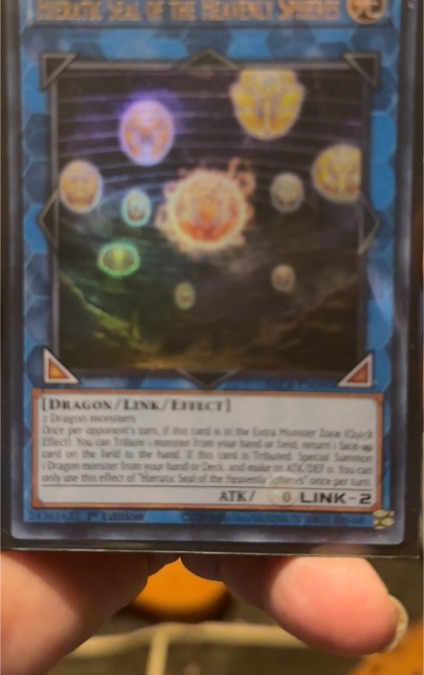 2020 Yu-Gi-Oh! RA02-EN039 Hieratic Seal of the Heavenly Spheres — front