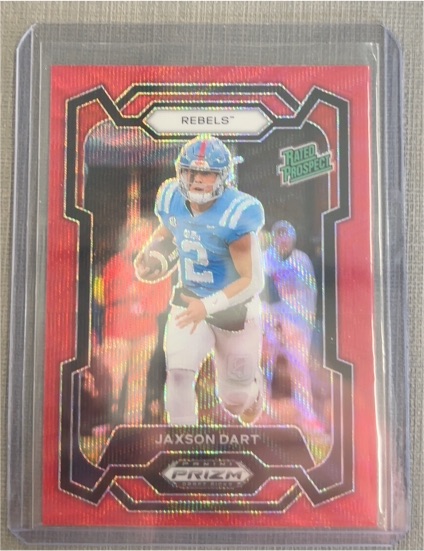 2023 Panini Prizm #REBEL Jaxson Dart — front