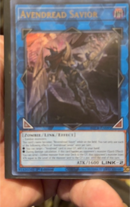 2020 Yu-Gi-Oh! Battles of Legend: Crystal Revenge BLCR-EN091 Avendread Savior — front
