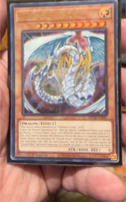 2011 Yu-Gi-Oh! SGX1-ENF01 Rainbow Dragon — front