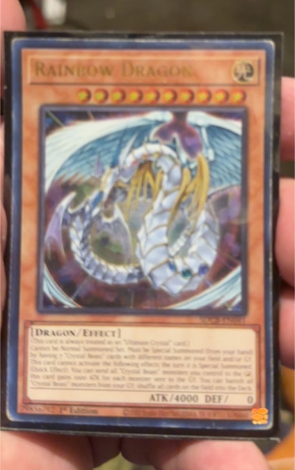 2002 Yu-Gi-Oh! CT04-EN005 Rainbow Dragon — front