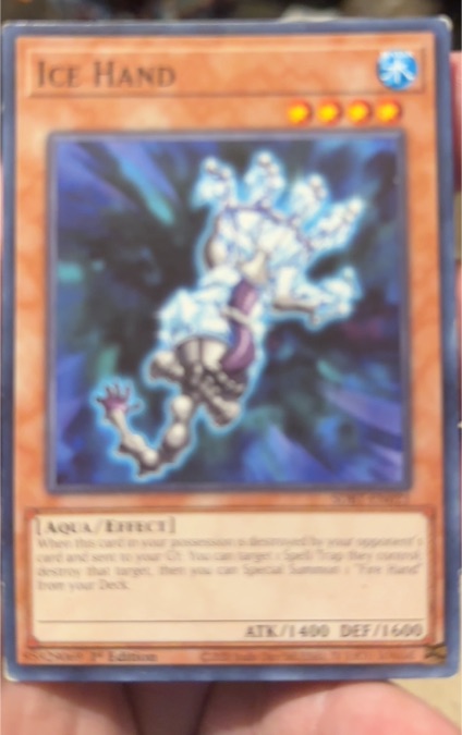 Yu-Gi-Oh! DLCS-EN049 Ice Hand — front