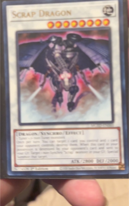 2005 Yu-Gi-Oh! MGED-EN060 Scrap Dragon — front