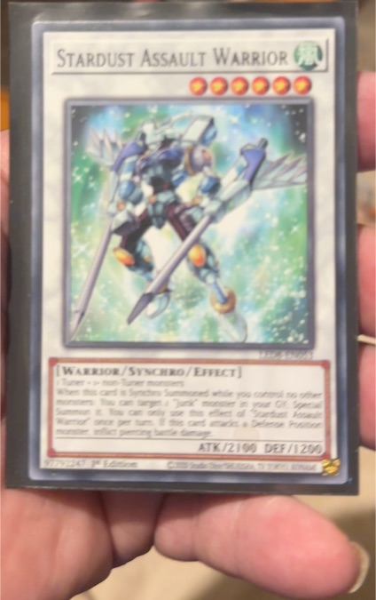 2018 Yu-Gi-Oh! LED8-EN053 Stardust Assault Warrior — front