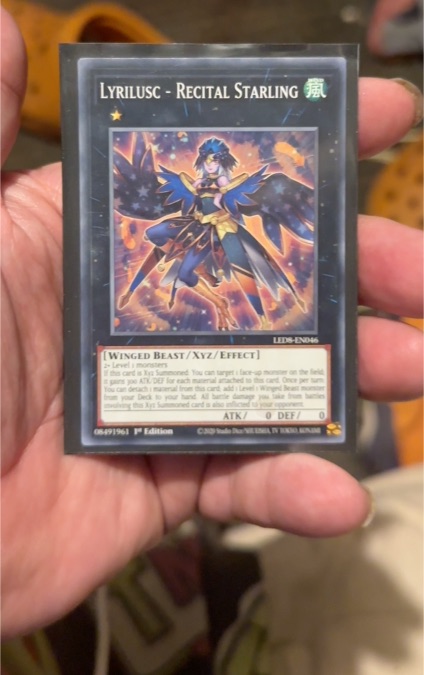 2021 Yu-Gi-Oh! LED8-EN046 Lyrilusc - Recital Starling — front