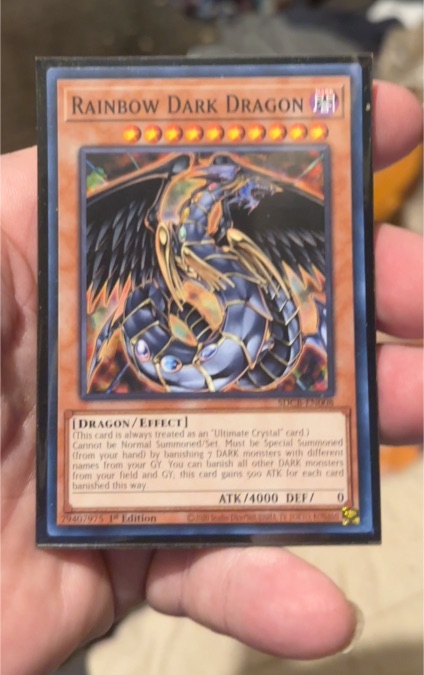 2004 Yu-Gi-Oh! SDCB-EN008 Rainbow Dark Dragon — front