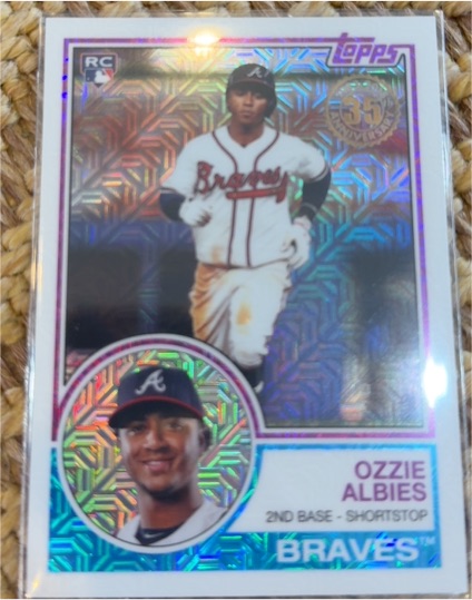 2018 Topps Silver Pack #26 Ozzie Albies — front