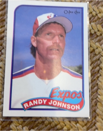 1989 O-Pee-Chee #186 Randy Johnson — front