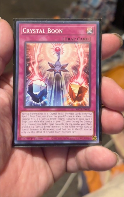 2022 Yu-Gi-Oh! SDCB-EN032 Crystal Boon — front