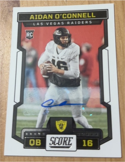 2023 Panini Score #310 Aidan O'Connell — front