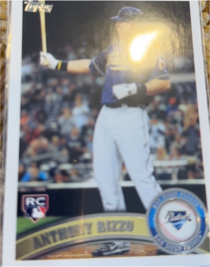 2011 Topps Update #US55 Anthony Rizzo — front