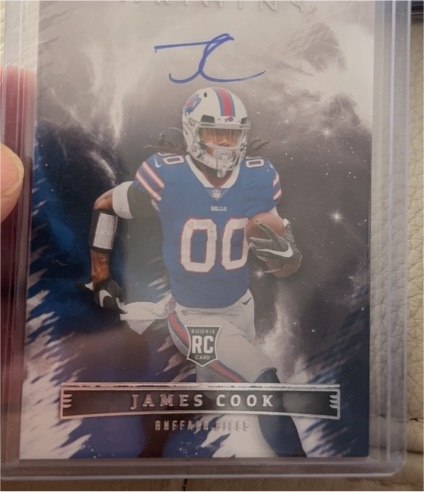 2022 Panini Origins #RAU-JCO James Cook — front