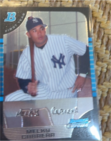 2005 Bowman Draft Picks & Prospects #BDP159 Melky Cabrera — front