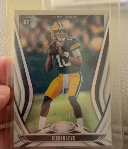 2020 Panini Certified #104 Jordan Love — front