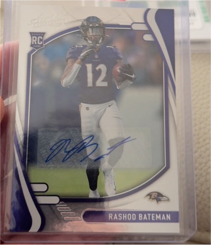 2021 Panini Absolute #113 Rashod Bateman — front