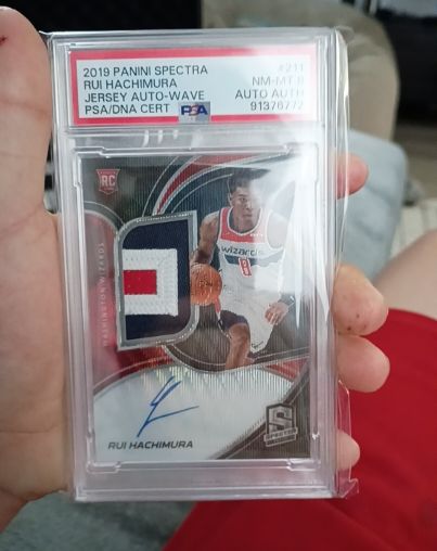 2019 Panini Spectra #211 Rui Hachimura — front