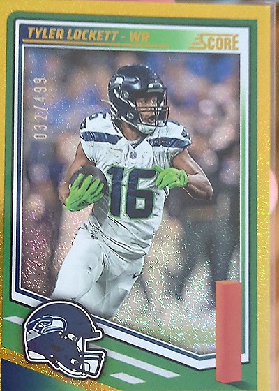 2025 Panini Score #86 Tyler Lockett — front