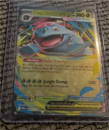 Mega Venusaur ex 003/132 — front