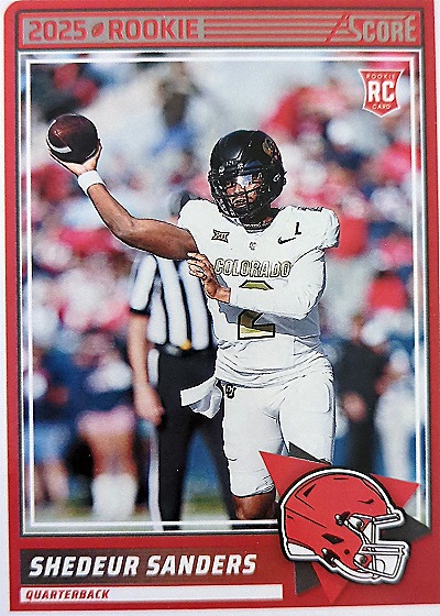 2025 Score #15 Shedeur Sanders — front