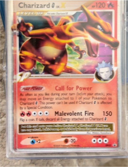 2009 Pokémon Diamond and Pearl Promo #DP45 Charizard G LV.X — front