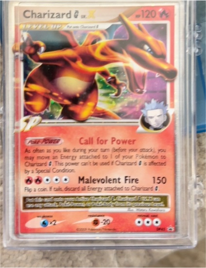 2009 Pokémon DP45 Charizard G LV.X — front