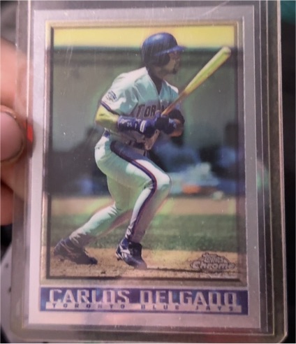 1998 Topps Chrome #384 Carlos Delgado — front