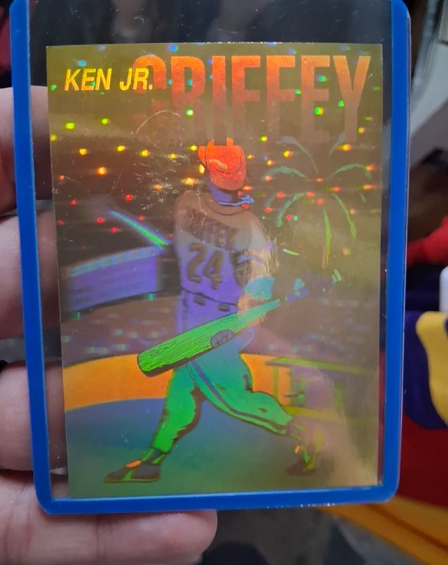 1990 Ken Griffey Jr. Fireworks Insert — front
