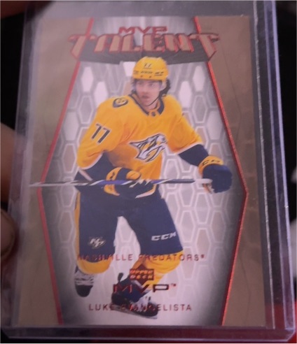 2023-24 Upper Deck MVP #MT-79 Luke Evangelista — front