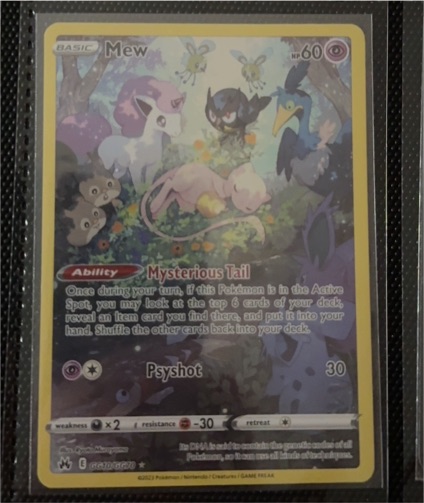 2023 Pokémon Crown Zenith GG10 Mew — front
