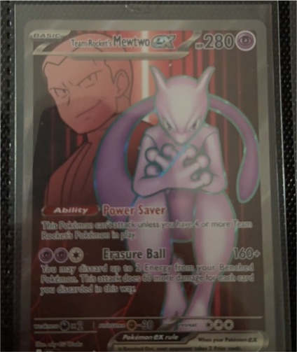 2025 Pokémon TCG #213 Mewtwo EX Team Rocket's Destined Rivals — front