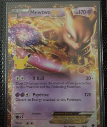 2021 Pokémon Celebrations: Classic Collection #54 Mewtwo EX — front