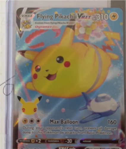 2021 Pokémon Celebrations #007 Flying Pikachu VMAX — front