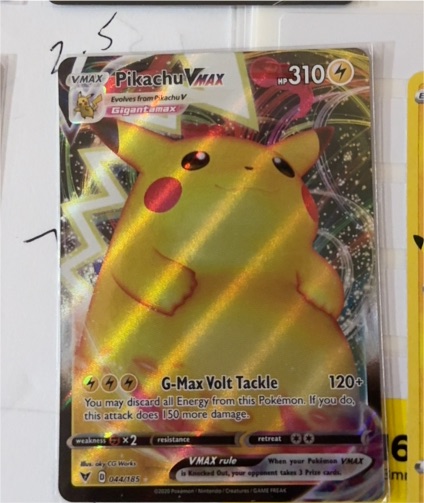 2020 Pokémon Vivid Voltage #044 Pikachu VMAX — front