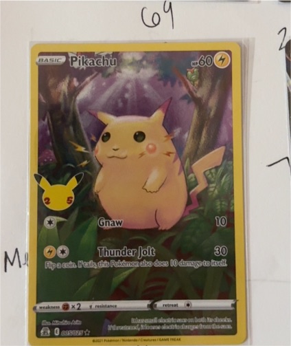 2021 Pokémon Celebrations #005 Pikachu — front