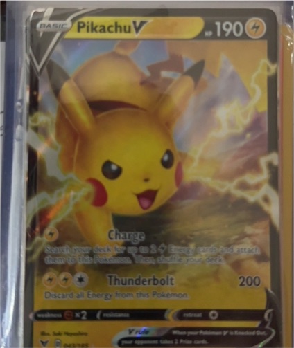 2020 Pokémon Vivid Voltage #43 Pikachu V — front