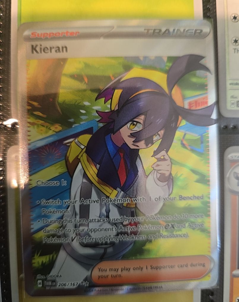 2024 Pokémon TCG Twilight Masquerade #206 Kieran — front