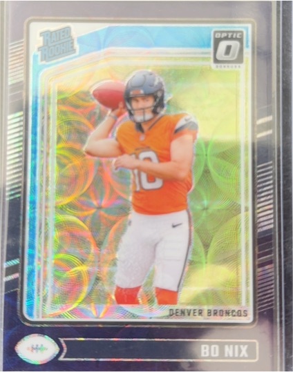 2024 Donruss Optic #209 Bo Nix Rated Rookie — front